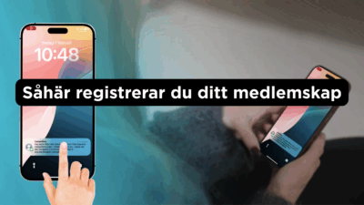 Så registrerar du ditt medlemsskap i SCF