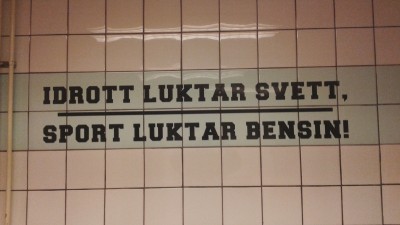 Sport luktar bensin!