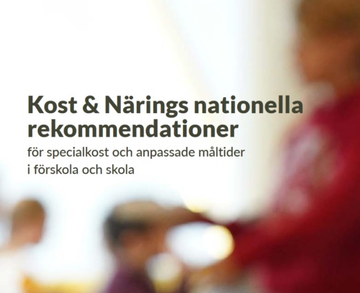 Nya nationella rekommendationer för specialkost