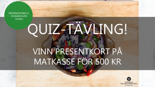 Quiz-tävling celiakidagen!