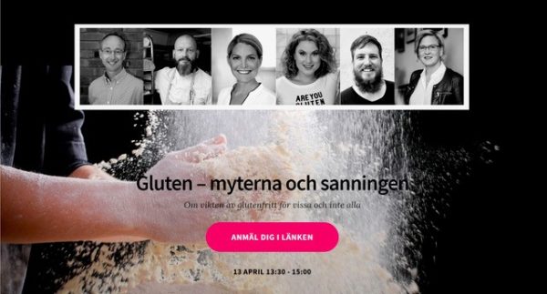 SCF och Brödinstitutet anordnar webinarium om gluten