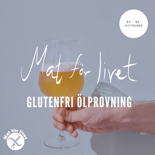 Glutenfri ölprovning – nyhet på årets Mat för livet-mässa