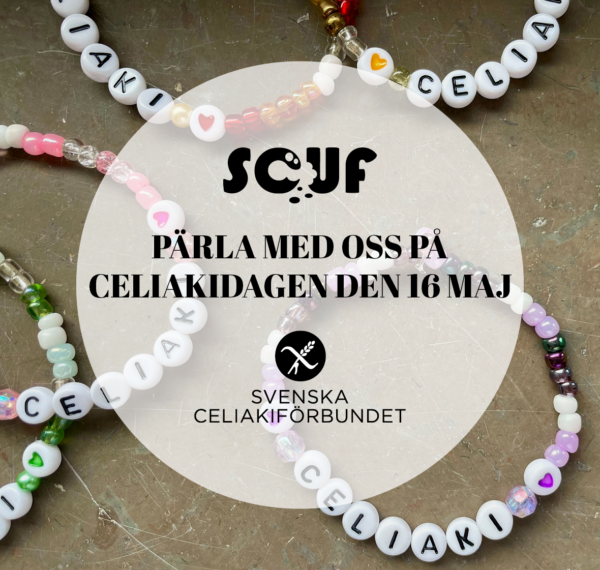 Pärla med oss och SCUF på Celiakidagen 16 maj