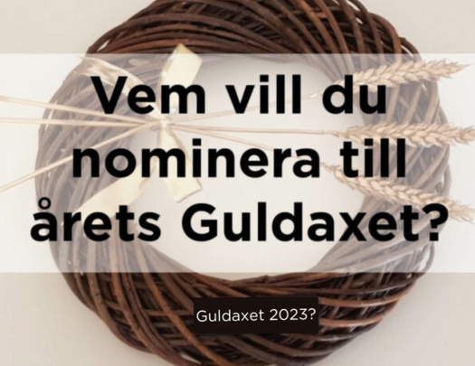 Nu har nomineringen till årets Guldaxet öppnat!