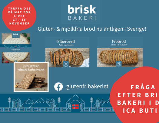 Brisk Bakeri – träffa oss på Mat För Livet- mässan!