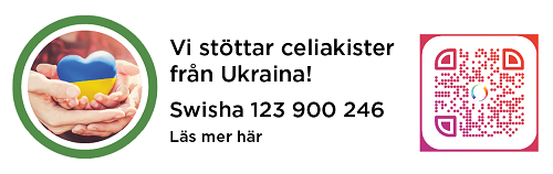 Svenska Celiakiförbundets insamling till Ukraina