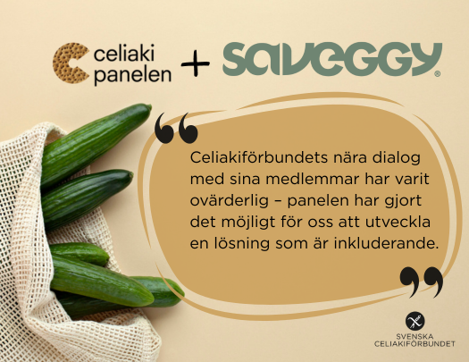 Celiakipanelen + Saveggy = sant