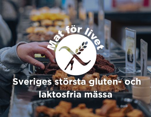 Mat för livet – Sveriges största gluten- och laktosfria mässa 21-22 november
