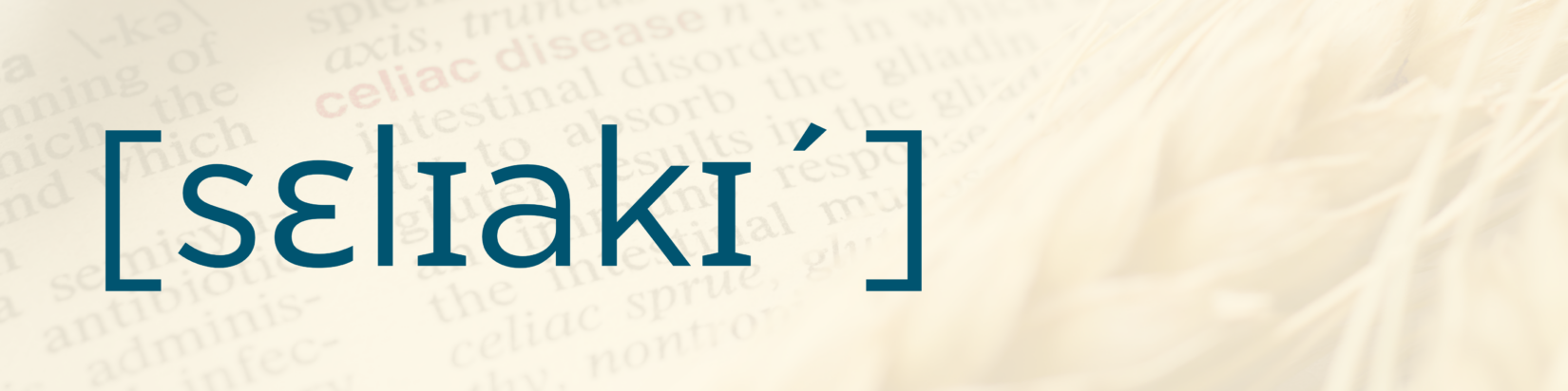 Om ordet celiaki